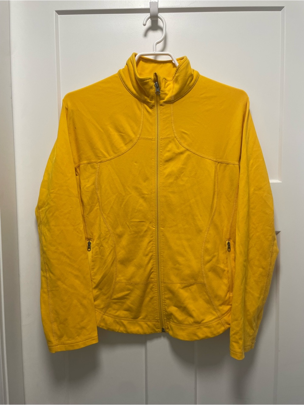 Lululemon Yellow Full‑Zip Active Wear Jacket